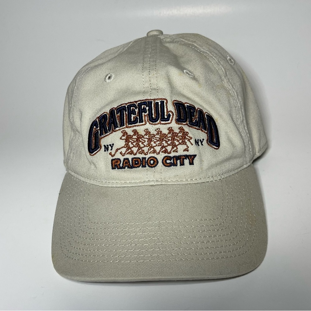 Vintage 2000s Grateful Dead Hat Radio City Liquid Blue Embroidered Baseball Cap